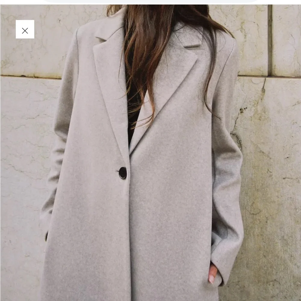Zara Basic Soft Coat - Picture 2 of 8